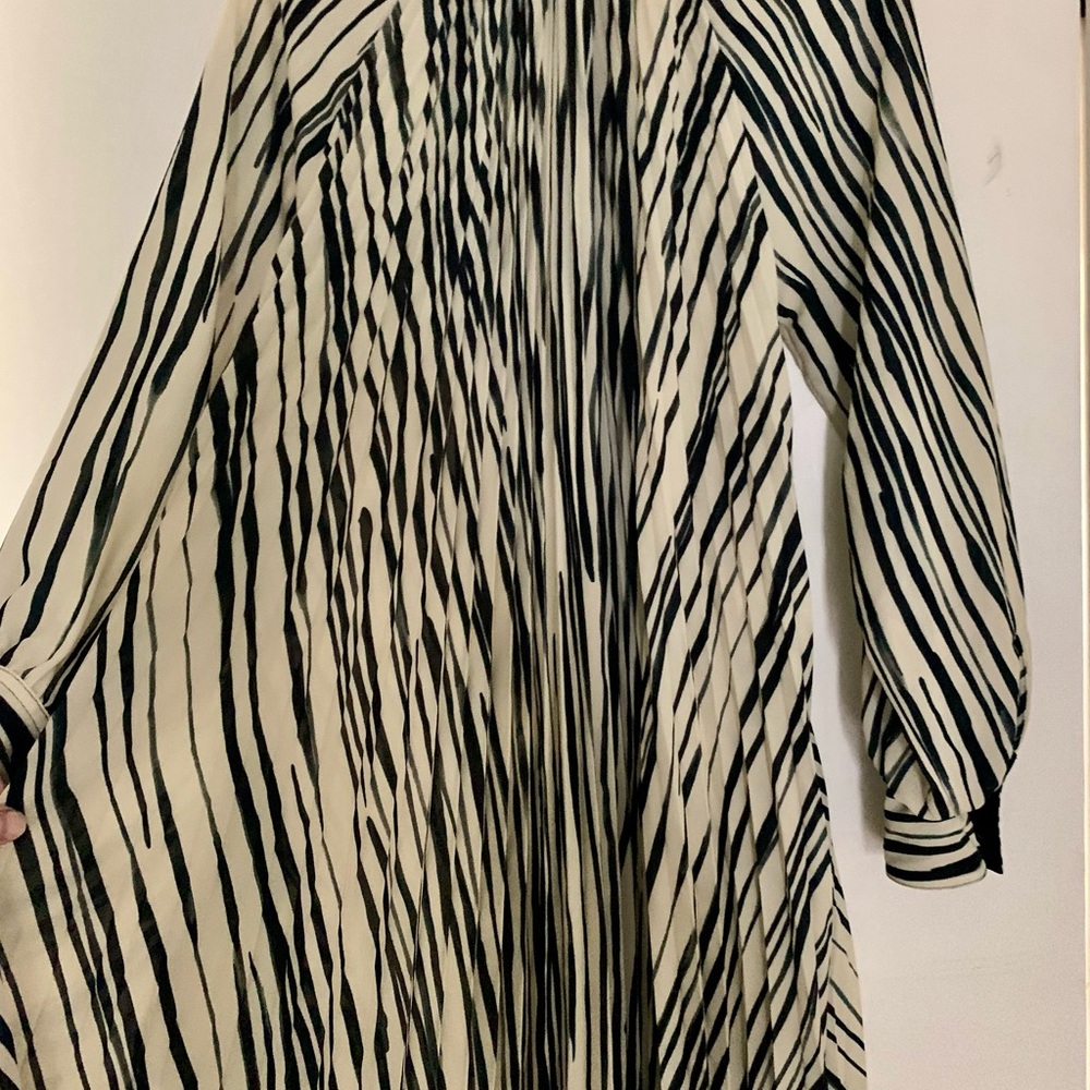 Proenza Schouler ‘Carol’ Black and White Striped Dress, Size 4, NWT - Picture 7 of 11